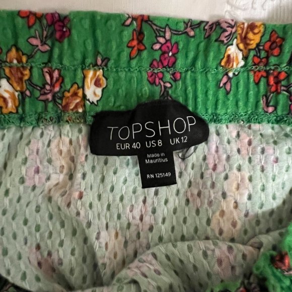 Top Shop Off-the-Shoulder Crop Top - Picture 2 of 2